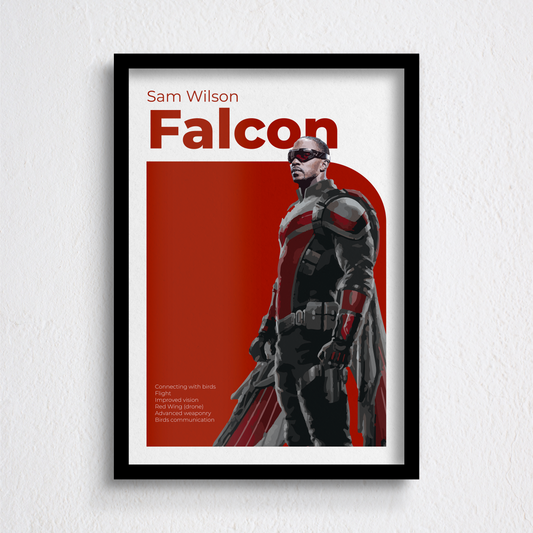 Falcon Printed Poster